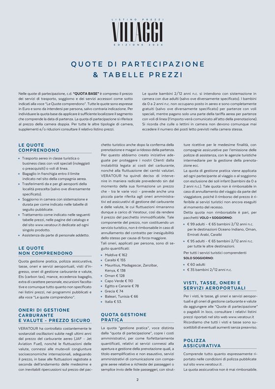 Volantino Agenzia VeraStore a Trento | Villaggi 2024 | 3/1/2024 - 15/12/2024