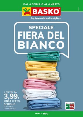 Volantino Basko a Torino | Speciale fiera del bianco | 4/1/2024 - 4/3/2024