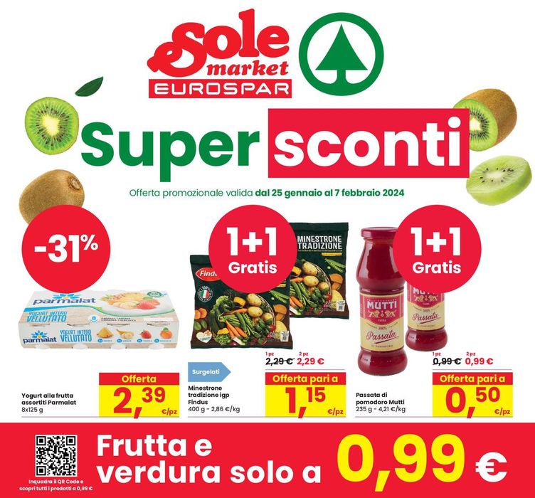 PREZZI SPICCIOLI: TUTTO A 1 E 2 EURO! Offerte DESPAR, EUROSPAR