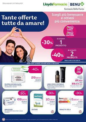 Offerte di Salute e Benessere a Verona | Tante offerte tutte da amare ! in Lloyds Farmacia/BENU | 1/2/2024 - 27/2/2024