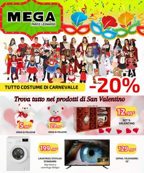 Volantino Mega | Mega P. Leonardo - Tutto costume di Carnevale | 2/2/2024 - 29/2/2024