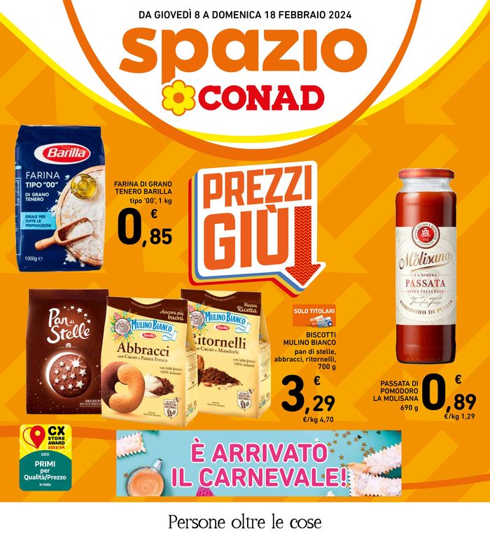 Spazio Conad a Macerata, Volantini e Offerte Carnevale