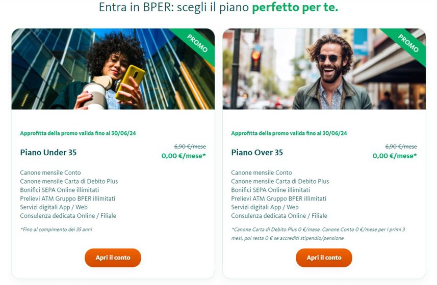Volantino BPER Banca a Parma | Scegli il piano perfetto per te | 6/2/2024 - 30/6/2024