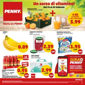 Volantino PENNY a Monopoli | Un sorso di vitamine! | 15/2/2024 - 25/2/2024