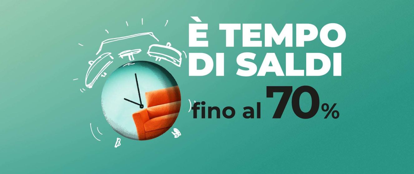 Volantino Asta del Mobile | E tempo di saldi fino al 70% | 9/2/2024 - 29/2/2024
