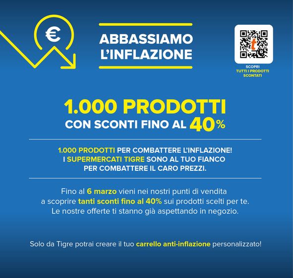 Volantino Tigre a Pescara | 1000 prodotti con sconti fino al 40% | 14/2/2024 - 6/3/2024