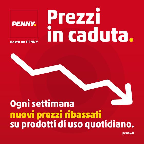 Volantino PENNY a Catania | Prezzi in caduta | 12/2/2024 - 31/3/2024