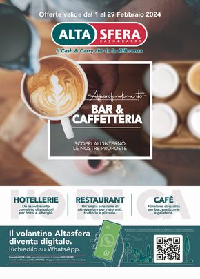 Volantino Altasfera | Approfondimento bar & caffetteria | 14/2/2024 - 29/2/2024