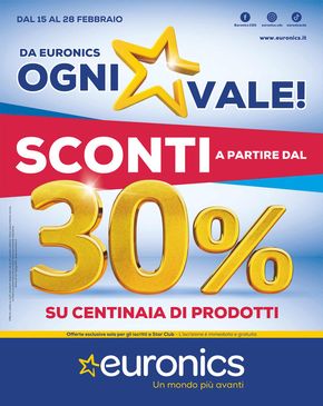 Volantino Euronics a Jesi | Sconto 30% | 15/2/2024 - 28/2/2024