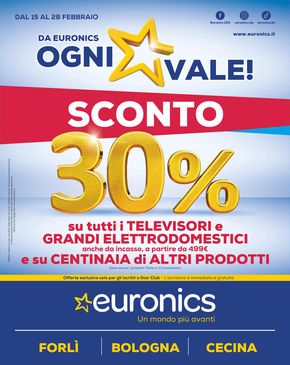 Offerte di Elettronica a Bologna | Sconto 30% in Euronics | 15/2/2024 - 28/2/2024