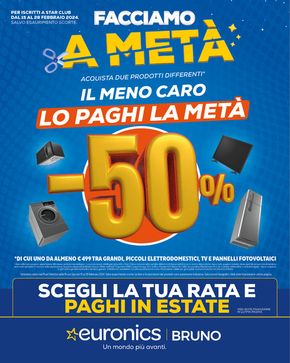 Offerte di Elettronica a Palermo | Facciamo a metà in Euronics | 15/2/2024 - 28/2/2024