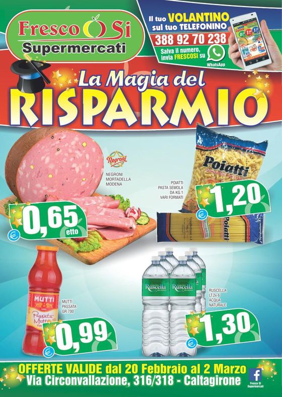 Volantino Fresco Si Supermercati | La magica del risparmio | 20/2/2024 - 2/3/2024