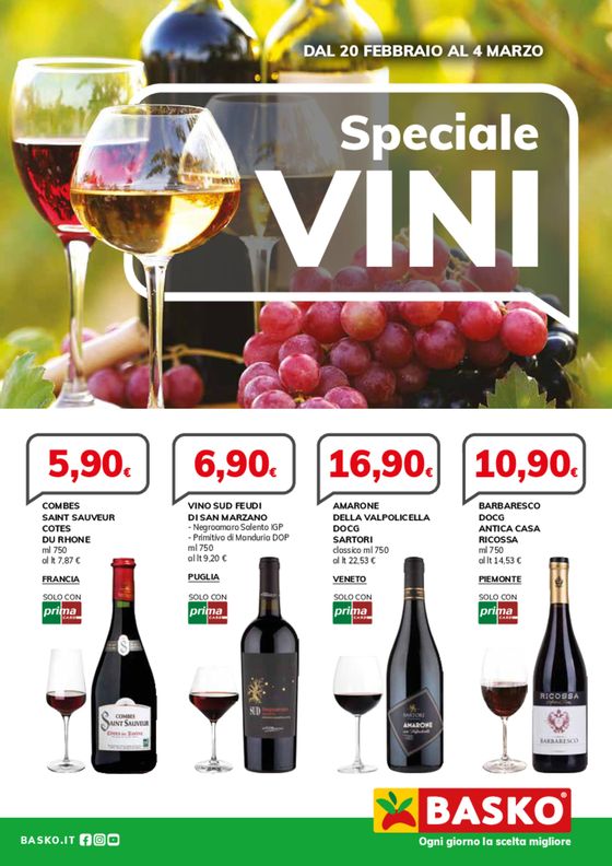 Volantino Basko a Torino | Speciale vini | 20/2/2024 - 4/3/2024