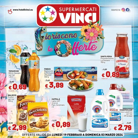 Volantino Supermercati Vinci | Offerte | 20/2/2024 - 3/3/2024