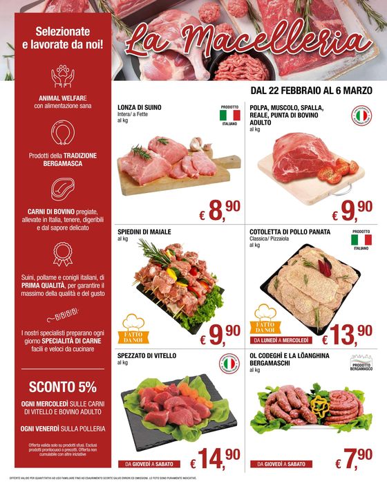 Volantino Tre Valli Supermercato | Freschezza garantita | 20/2/2024 - 6/3/2024