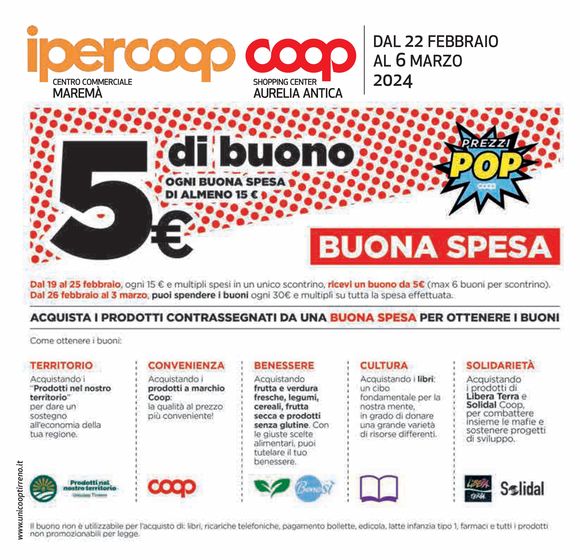 Volantino Ipercoop | Buona spesa | 22/2/2024 - 6/3/2024