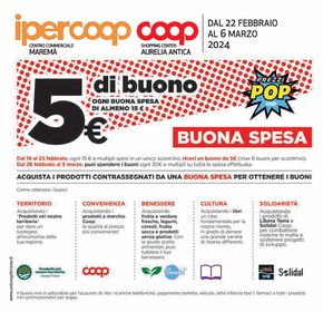 Volantino Ipercoop a Grosseto | Buona spesa | 22/2/2024 - 6/3/2024