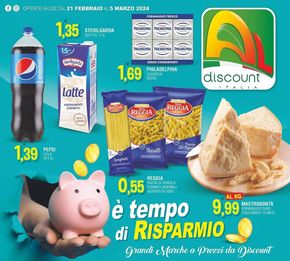 Offerte di Discount a Roma | E tempo di risparmio in Al Discount | 21/2/2024 - 5/3/2024