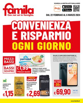 Volantino Famila a Parma | Convenienza e risparmio  | 22/2/2024 - 6/3/2024