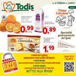 Offerte di Discount a Ostia | Bassi & Bloccati in Todis | 22/2/2024 - 3/3/2024
