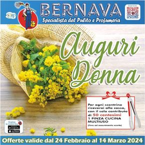 Offerte di Cura casa e corpo a Acireale | Auguri donna  in Bernava | 26/2/2024 - 14/3/2024