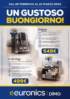 Offerte di Elettronica a Torino | Un gustoso buongiorno! in Euronics | 26/2/2024 - 10/3/2024