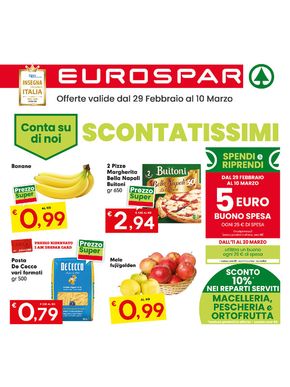 Volantino Eurospar a Como | Scontatissimi | 29/2/2024 - 10/3/2024