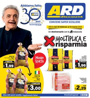 Offerte di Discount a Taranto | Conviene saper scegliere in ARD Discount | 29/2/2024 - 10/3/2024
