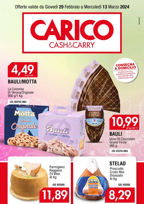 Volantino Carico Cash & Carry | Carico Cash & Carry  | 29/2/2024 - 13/3/2024