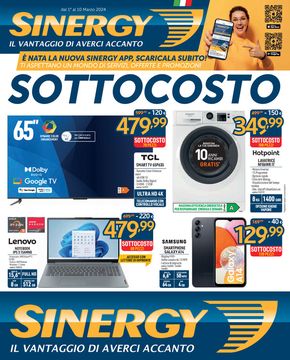 Offerte di Elettronica a Taranto | Sotto costo in Sinergy | 1/3/2024 - 10/3/2024