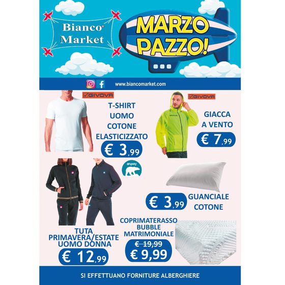 Volantino Bianco Market | Marzo pazzo ! | 1/3/2024 - 31/3/2024
