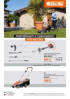 Volantino Oleo-Mac a Torino | Performanti e convenienti per natura | 5/4/2024 - 30/6/2024