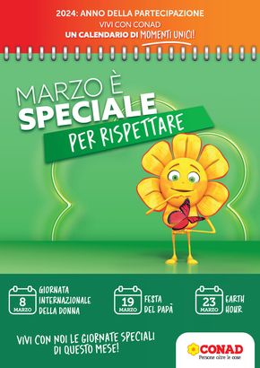 Volantino Conad a Livorno | Marzo e speciale per rispettare  | 1/3/2024 - 31/3/2024