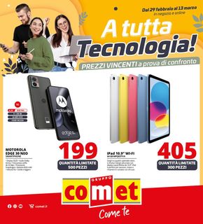 Offerte di Elettronica a Thiene | A tutta tecnologia!  in Comet | 29/2/2024 - 13/3/2024