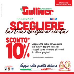 Volantino Gulliver a Genova | Scegliere la tua decisione conta | 1/3/2024 - 31/3/2024