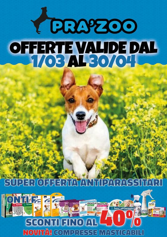 Volantino Pra'Zoo a Valdobbiadene | Offerte | 1/3/2024 - 30/4/2024