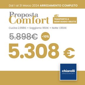 Offerte di Arredamento a Surbo | Arredamento completo  in Chiarelli Center | 4/3/2024 - 31/3/2024