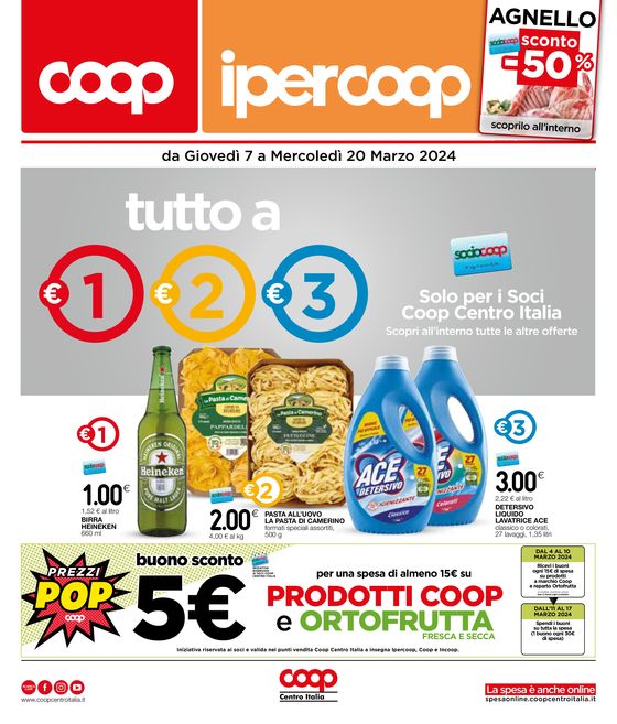 Coop a Citt di Castello Volantini e Offerte Festa del pap