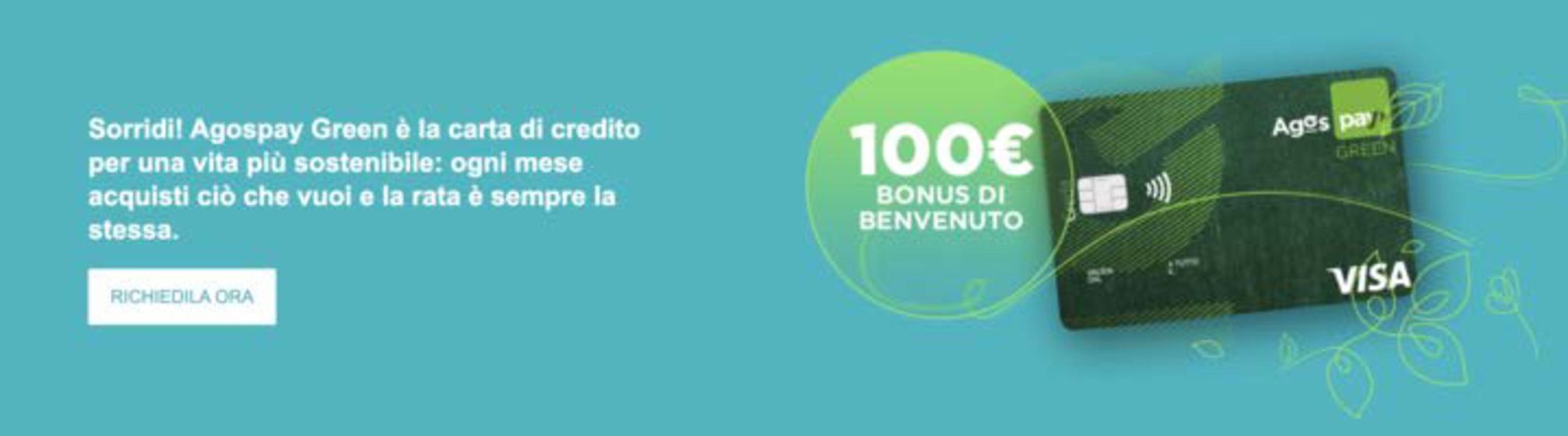 Volantino Agos Ducato a Salerno | 100 euro bonus di benvenuto | 8/3/2024 - 30/4/2024