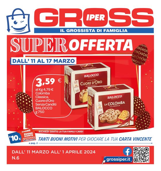 Volantino Gross Iper a Torino | Super offerta | 11/3/2024 - 1/4/2024
