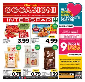 Volantino Interspar a Corato | Grandi occasioni | 11/3/2024 - 20/12/2024