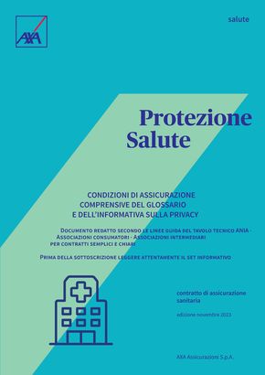 Volantino Axa  a Firenze | Protezione salute | 11/3/2024 - 30/6/2024