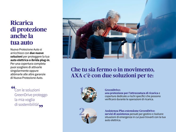 Volantino Axa  a Verona | Per la mia auto Green voglio la migliore protezione | 11/3/2024 - 30/6/2024