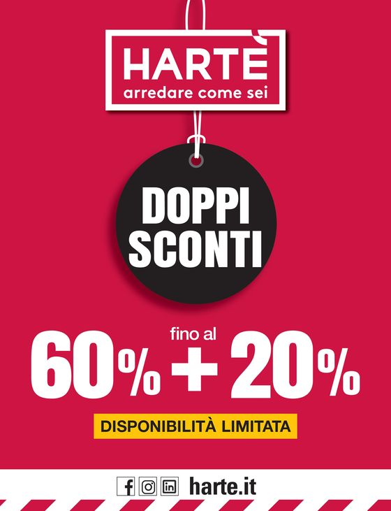 Volantino Hartè a Avellino | Doppi sconti | 12/3/2024 - 31/3/2024