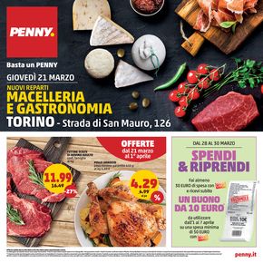 Volantino PENNY a Grugliasco | Nuovo reparti macelleria e gastronomia | 21/3/2024 - 1/4/2024