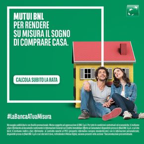 Offerte di Banche e Assicurazioni a Roma | Mutuo Giovani in BNL | 14/3/2024 - 14/5/2024