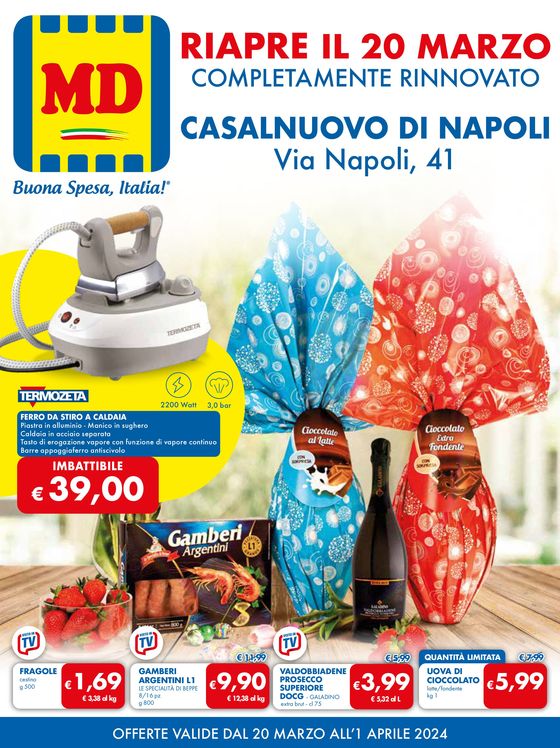 Volantino MD a Casalnuovo di Napoli | Speciale Pasqua | 19/3/2024 - 1/4/2024