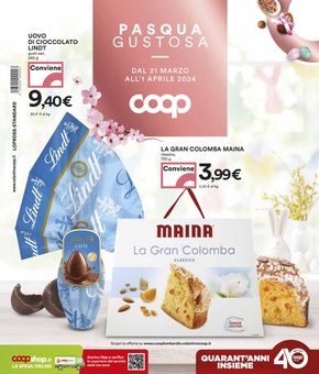 Offerte di Iper e super a Cologno al Serio | Pasqua gustosa in Coop | 21/3/2024 - 1/4/2024