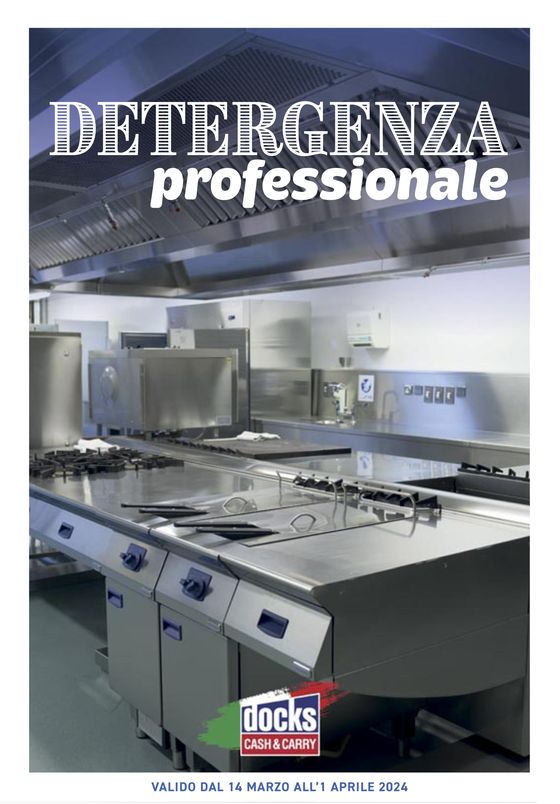 Volantino Docks Market | Detergenza professionale | 15/3/2024 - 1/4/2024