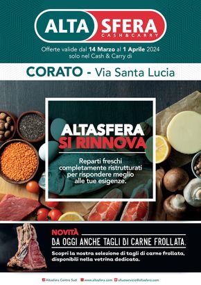 Volantino Altasfera a Corato | Solo nel Cash & Carry d | 15/3/2024 - 1/4/2024